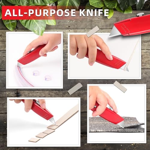 DIYSELF 20 Pack Retractable Box Cutter Knives, Heavy Duty Utility Knives - Image 5
