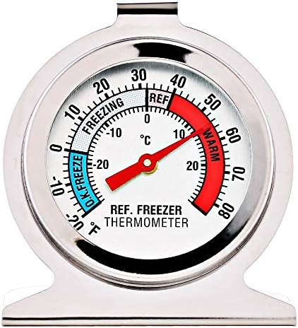 4 Pack Refrigerator Freezer Thermometer Large Dial Analog Thermometer - Image 3