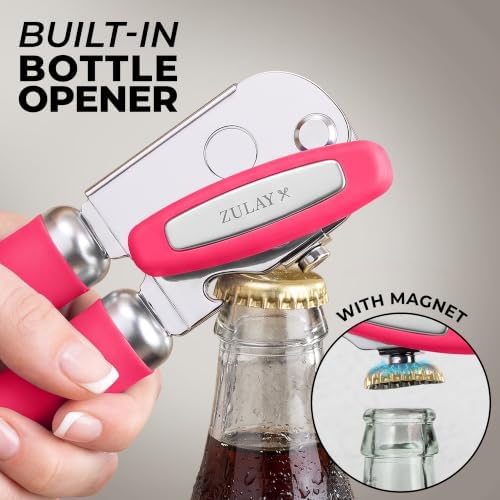 Zulay Kitchen Stainless Steel Swing Open Manual Can Opener Comfortable Grip - Image 4