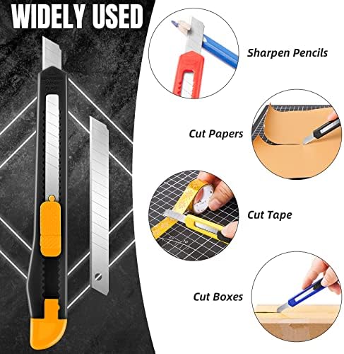 42 Pack Box Cutter Retractable, 9mm Razor Knife, Utility Knife - Image 4