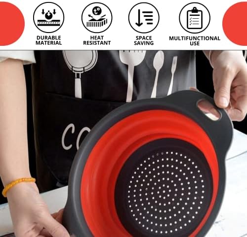 Round Collapsible Colander - Image 4