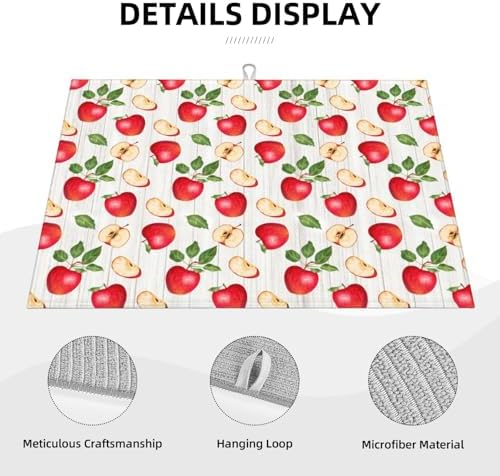 Apple Orchard Wood Grain Dish Drying Mat - Image 3