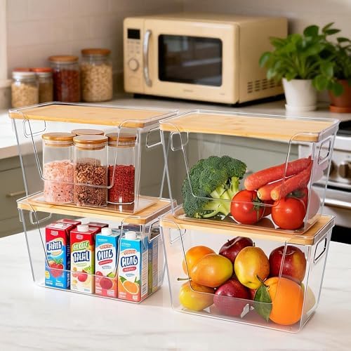 Criusia 4 Set Pantry Organizers and Storage - Image 2