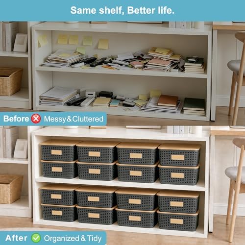 Bagnizer 4 Pack Plastic Storage Bins - Image 7