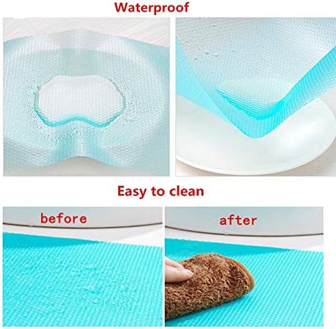 9 Pack Refrigerator Mats, Washable Fridge Mats Liners Easy to Clear Fridge Pads - Image 3
