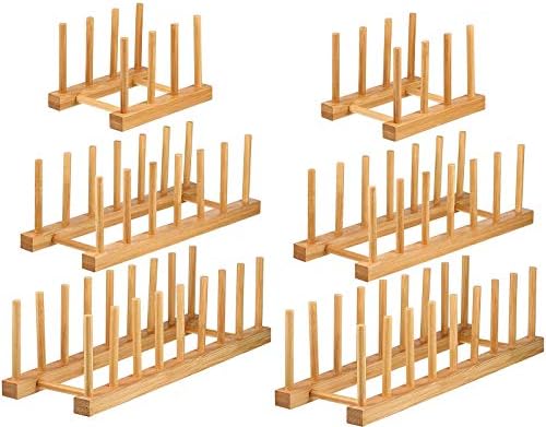 Lawei Set of 6 Bamboo Dish Rack by ENJOYEVERYMOMENT