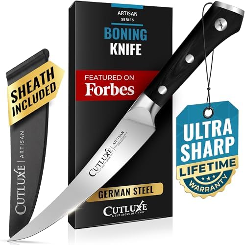 Cutluxe Curved Boning Knife by Cutluxe
