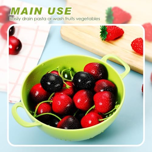 Baderke 4 Pack Mini Colander Plastic Berry Strainer - Image 4