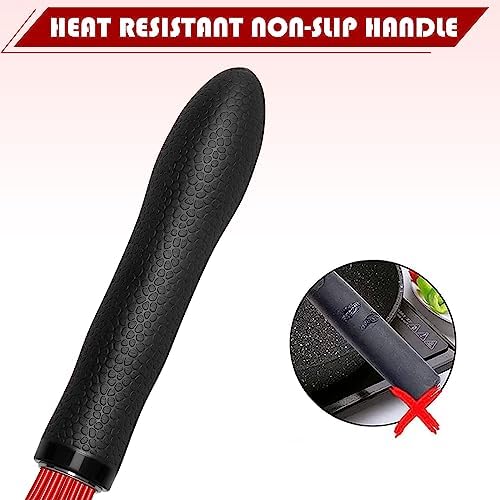 TEEVEA Silicone Whisk 11 Inch, Non-Slip Handle Heat Resistant Non-Scratch - Image 4