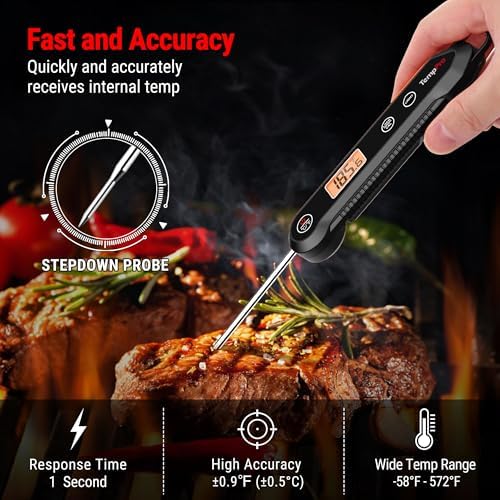 TempPro TempSwift 1 Sec Meat Thermometer Digital - Image 2
