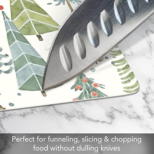 Cut N' Funnel Jolly Trees Designer Flexible Cutting Board Mat - Image 6