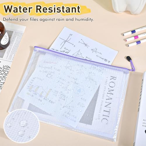 30pcs Mesh Zipper Pouch Bags, 8 Sizes Zippered Storage Bags - Image 4