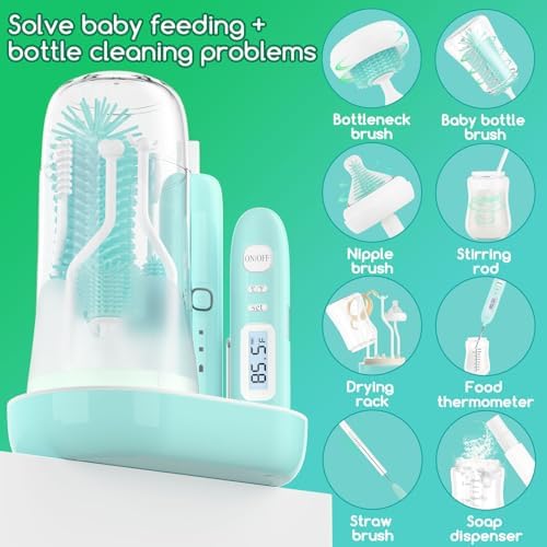 Electric Bottle Brush Cleaner, Wireless Charging Electric Baby Bottle Brush - Image 3
