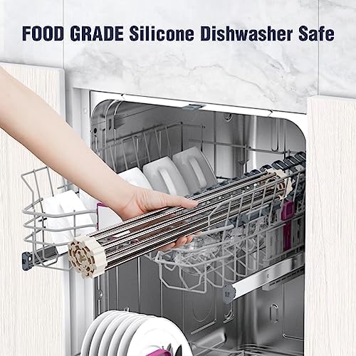 Tomorotec Roll Up Dish Drying Rack Over Sink, 304 Steel - Image 7