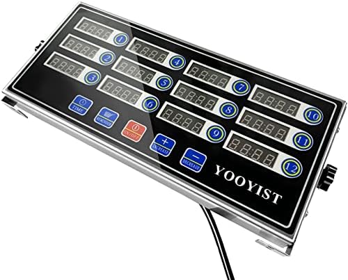 Commercial Kitchen Timer 12 Channel Digital Loud Alarm Cook Timer - Image 3