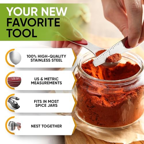Spring Chef Magnetic Measuring Cups & Spoons Set of 15 - Image 5