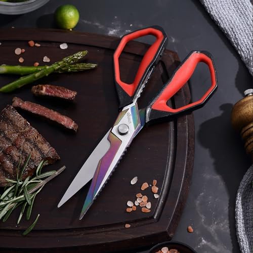 LIVINGO 9" Sharp Kitchen Scissors - Image 6