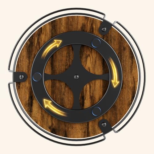 LAMU 2-Tier Lazy Susan Turntable Organizer, Spinning Spice Rack - Image 7