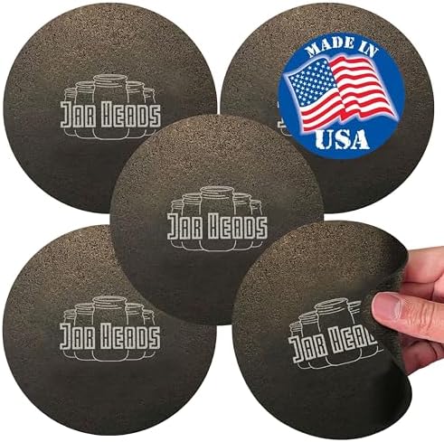 JAR HEADS Rubber Jar Opener Gripper Pad 5 Pack by JAR+HEADS