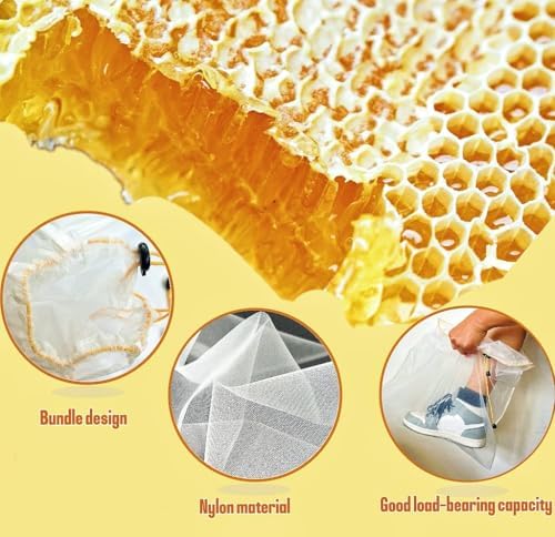 SPMKTQK Honey Strainer, Honey Filter Bag Ultra-Fine Mesh Strainer 4Pcs - Image 3