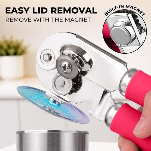 Zulay Kitchen Stainless Steel Swing Open Manual Can Opener Comfortable Grip - Image 7