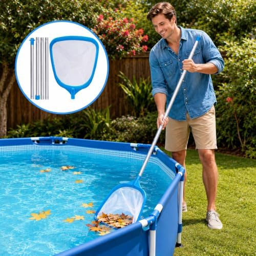 TidyMister Pool Skimmer Hot Tub Skimmer Spa Net - Image 7