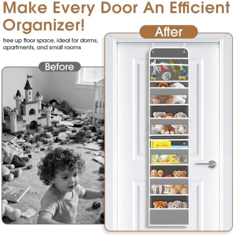 Over The Door Organizer Storage behind Door Hanging Organizer - Image 6