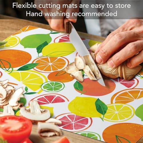 Cut N' Funnel Fruity Summer Designer Flexible Cutting Board Mat - Image 5