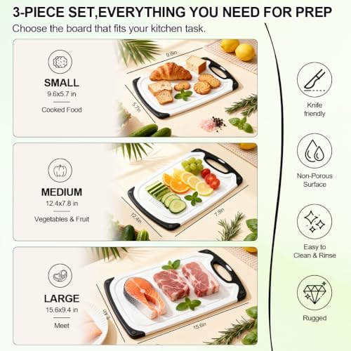 Viretang Dishwasher Safe Cutting Board - Image 3