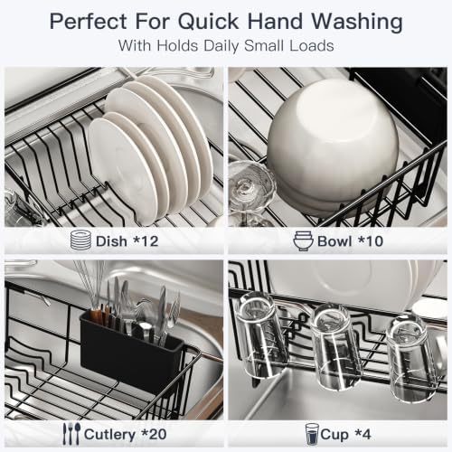MAJALiS Expandable Dish Drying Rack Over Sink - Image 7