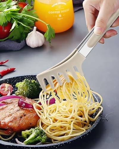Silicone Spaghetti Spoon and Pasta Tong, Server Fork - Image 4