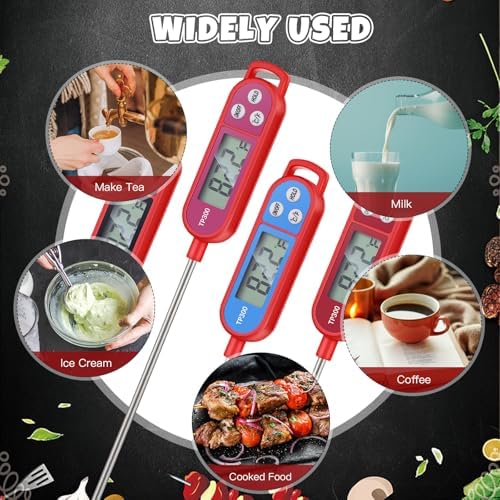 Copkim 8 Pcs Food Thermometer Instant Read Probe BBQ - Image 6
