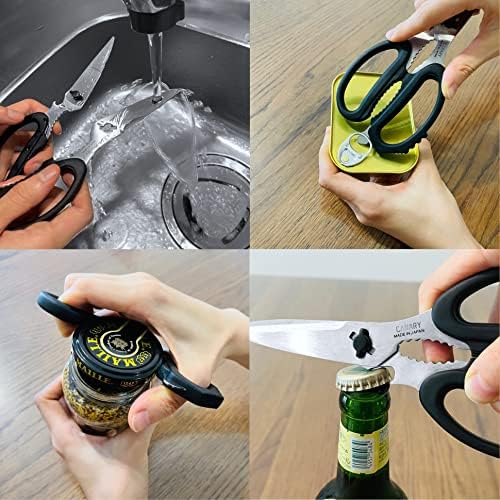 CANARY Japanese Kitchen Scissors Heavy Duty 8.2", Made in JAPAN, Dishwasher - Image 4