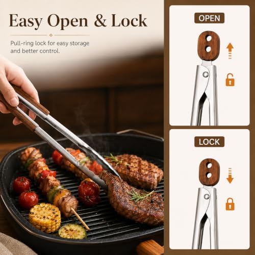 Wooden Tongs for Cooking - Image 6
