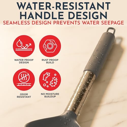34 PCs Silicone Kitchen Utensils Set, Stainless Steel 450F Heat Resistant - Image 3