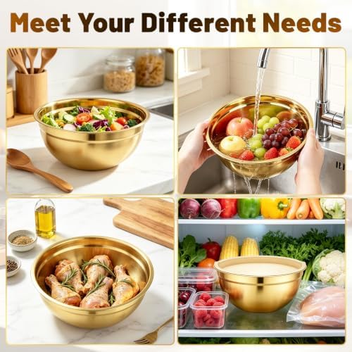 Beasea Stainless Steel Mixing Bowls - Image 6