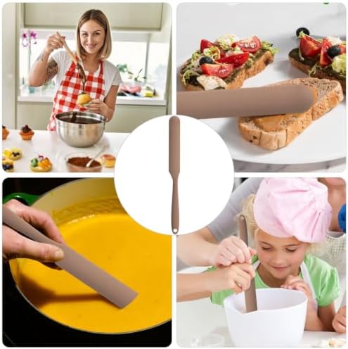 Silicone Jar Spatula, Non-Stick Heat Resistant Kitchen Thin Spatula, Sourdough - Image 7