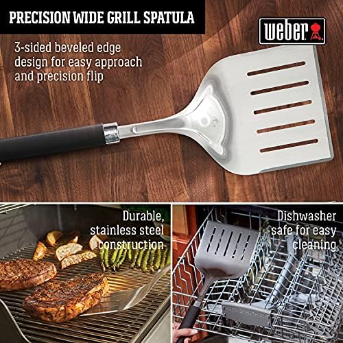 Weber® Precision Wide Grill Spatula, Stainless Steel - Image 5