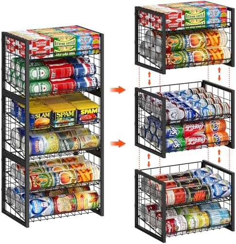 X-cosrack 2-Tier Stackable Can Organizer by Unknown