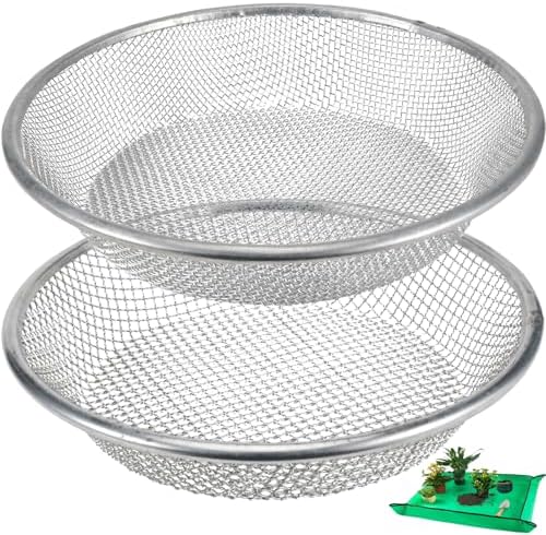2 Pack Soil Sifter for Gardening by Svincolare