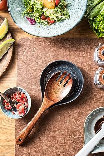 LAUCHUH Spoon Rest, Ceramic Spoon Holder - Image 7