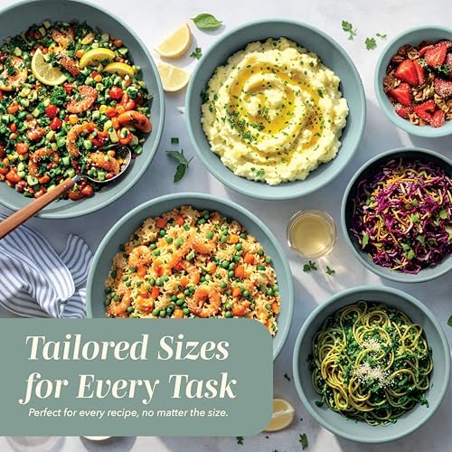 COOK WITH COLOR Mixing Bowls with TPR Lids - Image 5