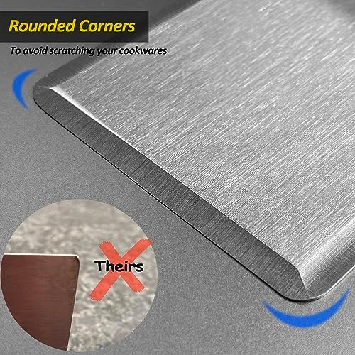Stainless Steel Metal Spatula, Long Griddle Spatula, Hamburger Smasher Turner - Image 4