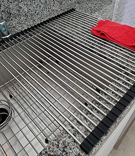 Ahyuan Roll up Dish Drying Rack Over The Sink Kitchen Roll up Sink Drying Rack - Image 2