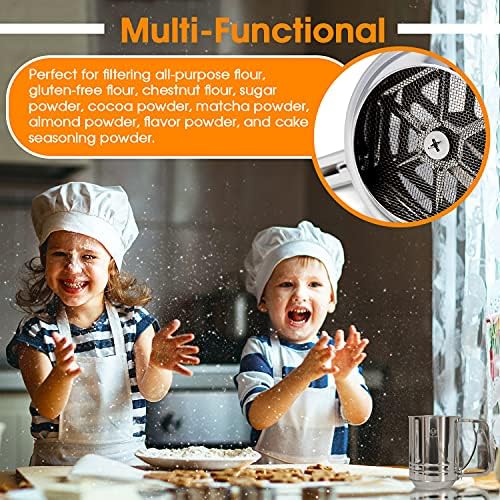 Cook Army Flour Sifter, 3 Cup Stainless Steel, Great Double-layer Baking Sifters - Image 3