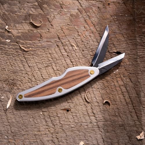 FLEXCUT Whittlin' Jack 2-Blade Pocket Carving Knife, High-Carbon Steel - Image 2