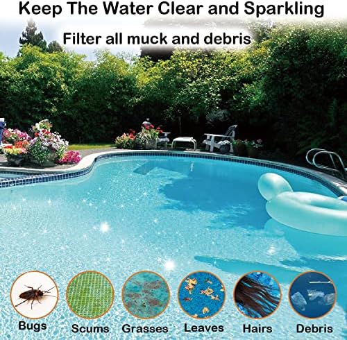 100 Pack Pool Skimmer Socks, Reusable Pool Socks - Image 3