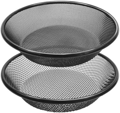 2Pcs 11.8" W Soil Sifter for Gardening, 4mm Grid Rock Sifter for 5 Gallon Bucket by Unknown