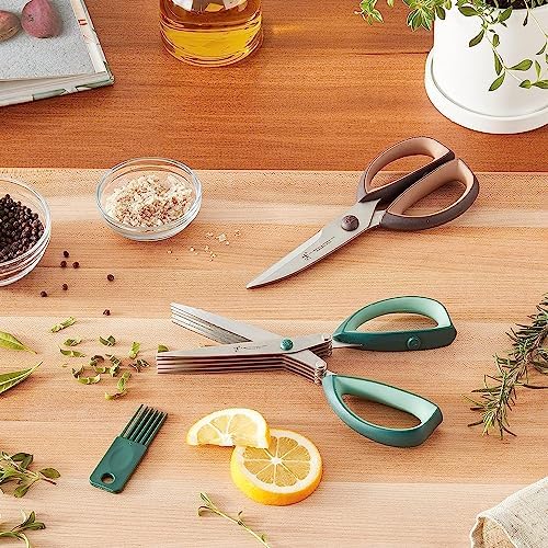 Henckels Kitchen Shears for Herbs, Dishwasher Safe, Heavy Duty, Stainless Steel - Image 3