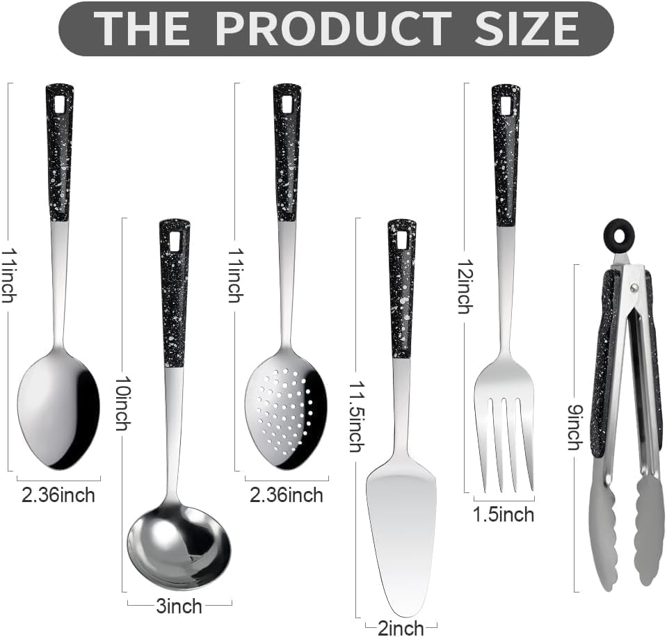 16-Piece Stainless Steel Buffet Serving Set - Image 2